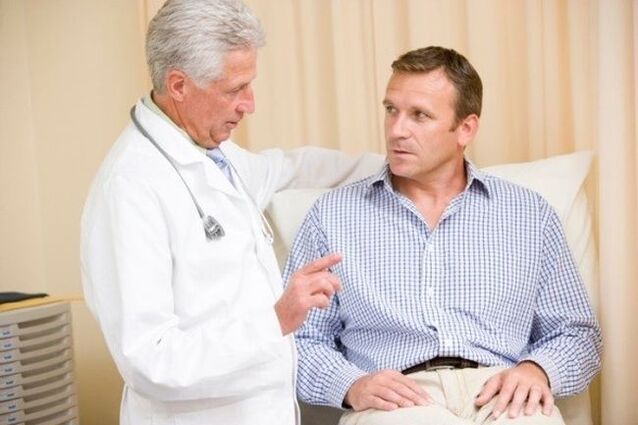 Antes de comezar o tratamento para a prostatite, é necesario un exame médico. 